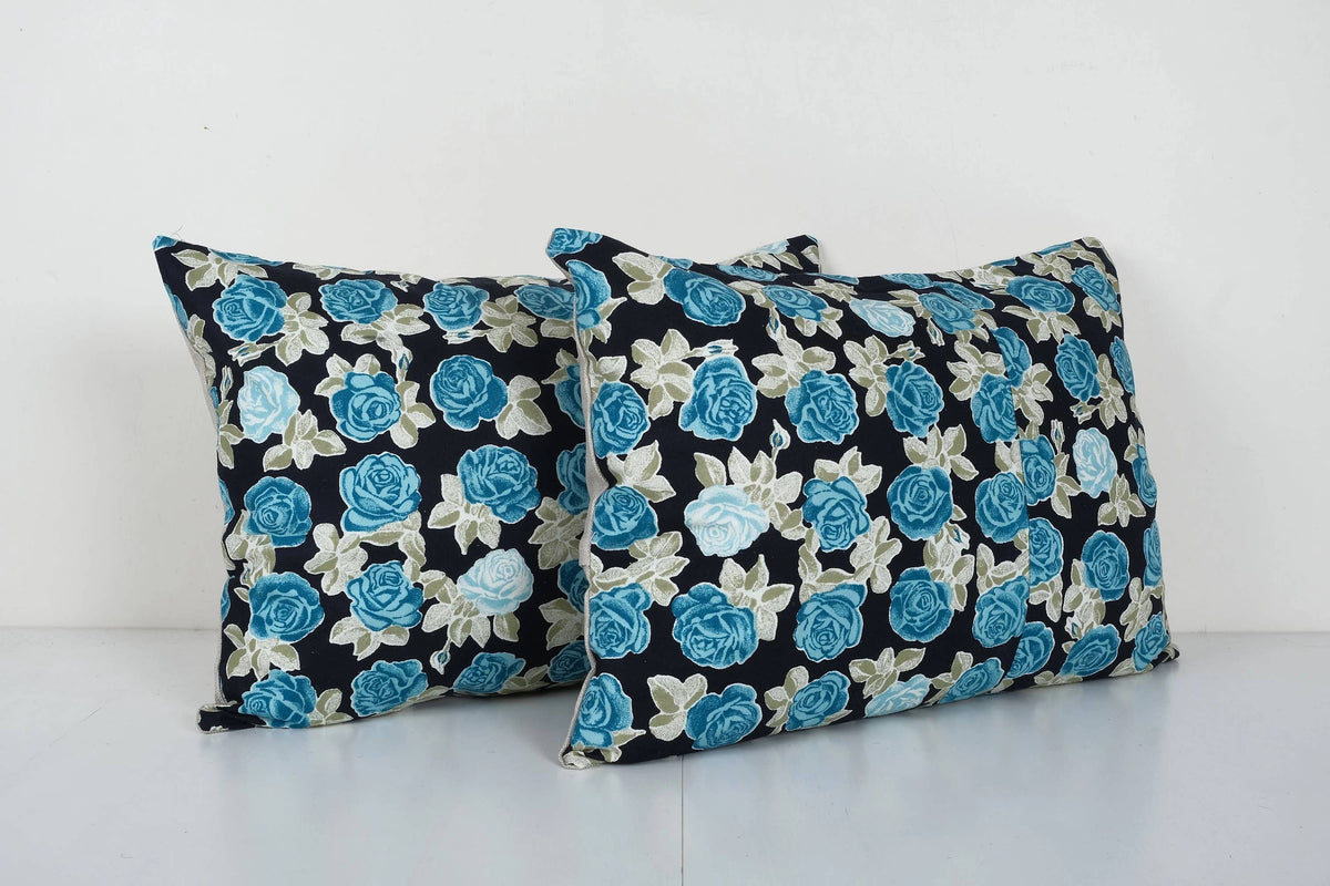 Özbek Baskılı Kırlent Kılıfı 2'li Set 40 x 60 cm