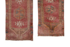 Vintage Uşak Yastık Halı 2'li Set 48 x 106 cm