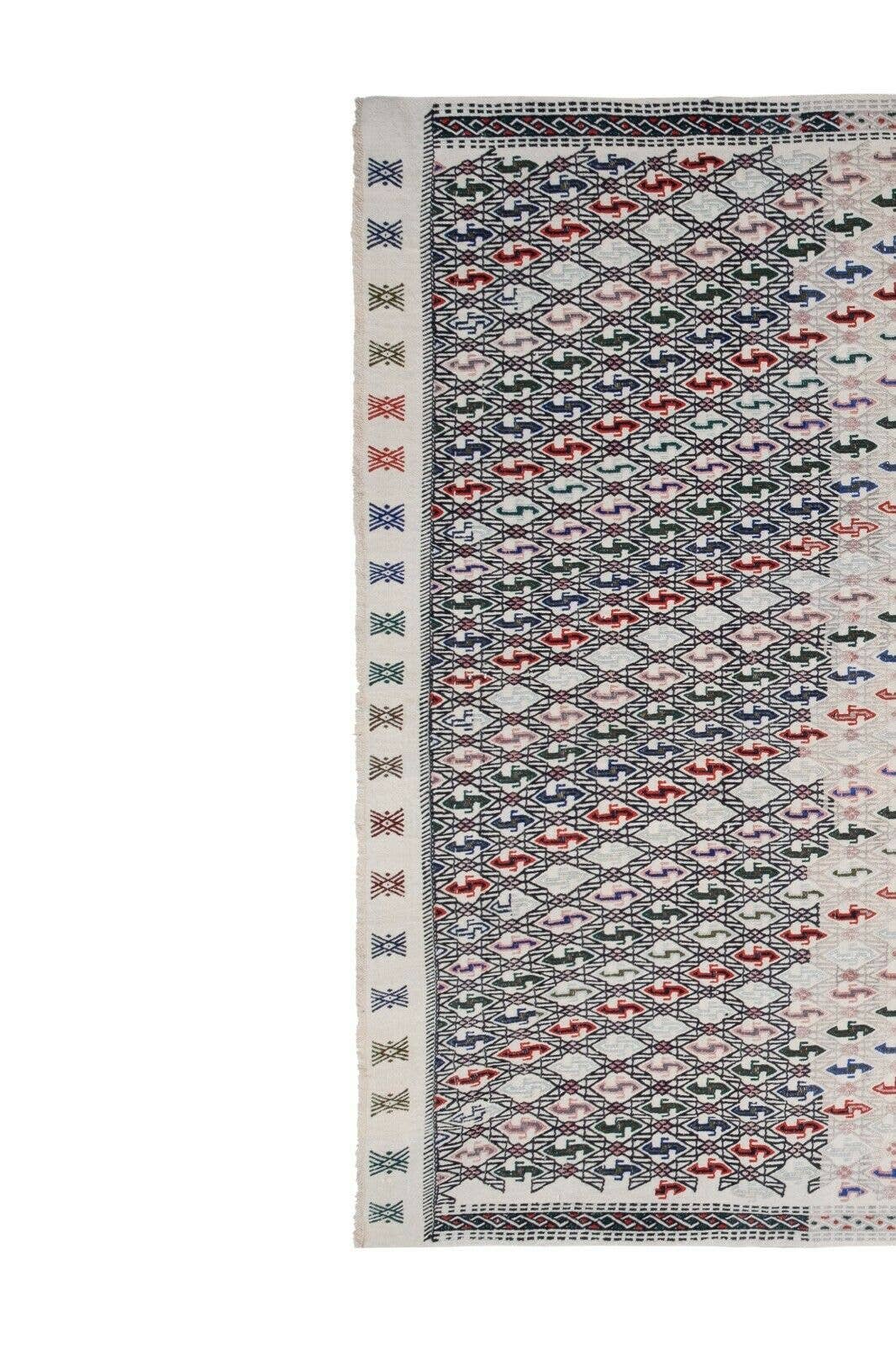 Vintage El İşlemesi Halı 175 x 238 cm