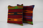 Kilim Kırlent Kılıfı 2'li Set 50 x 50 cm