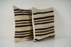 Kilim Kırlent Kılıfı 2'li Set 40 x 40 cm