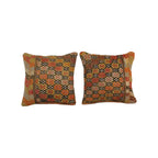 Kilim Kırlent Kılıfı 2'li Set 40 x 40 cm