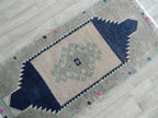 Vintage Uşak Halı 44 x 94 cm