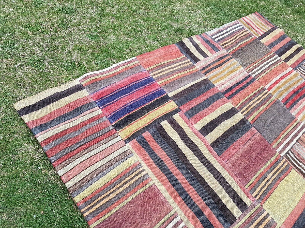 Vintage Patchwork Kilim 215 x 300 cm
