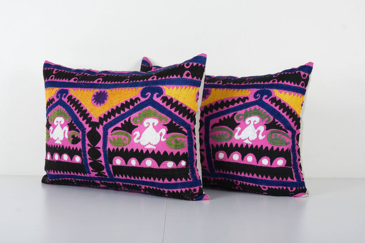 Suzani Kırlent Kılıfı 2'li Set 40 x 55 cm