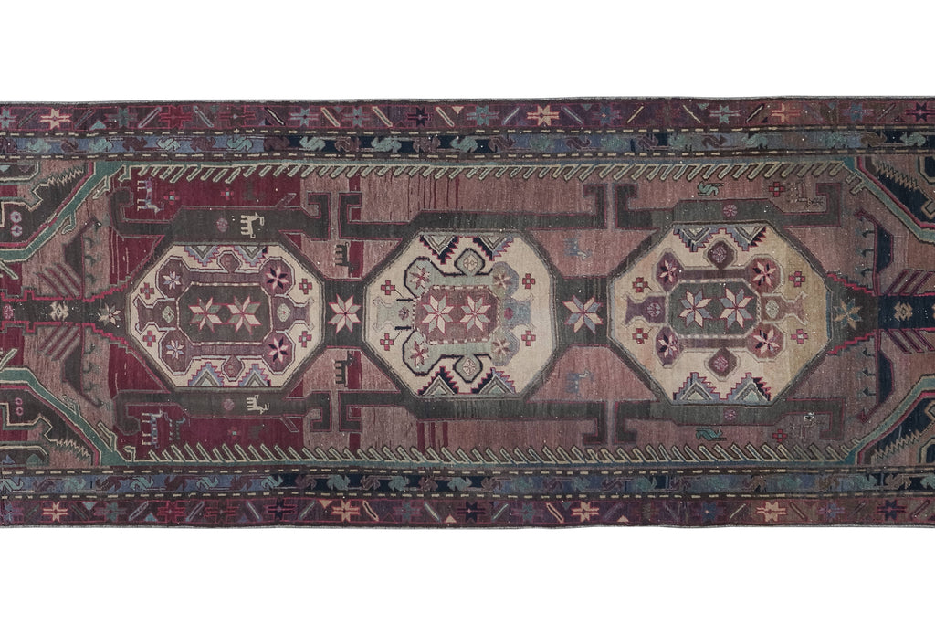 Vintage Kafkas Halı Yolluk 118 x 322 cm