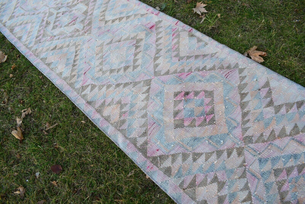 Vintage Herki Kilim Yolluk 76 x 350 cm