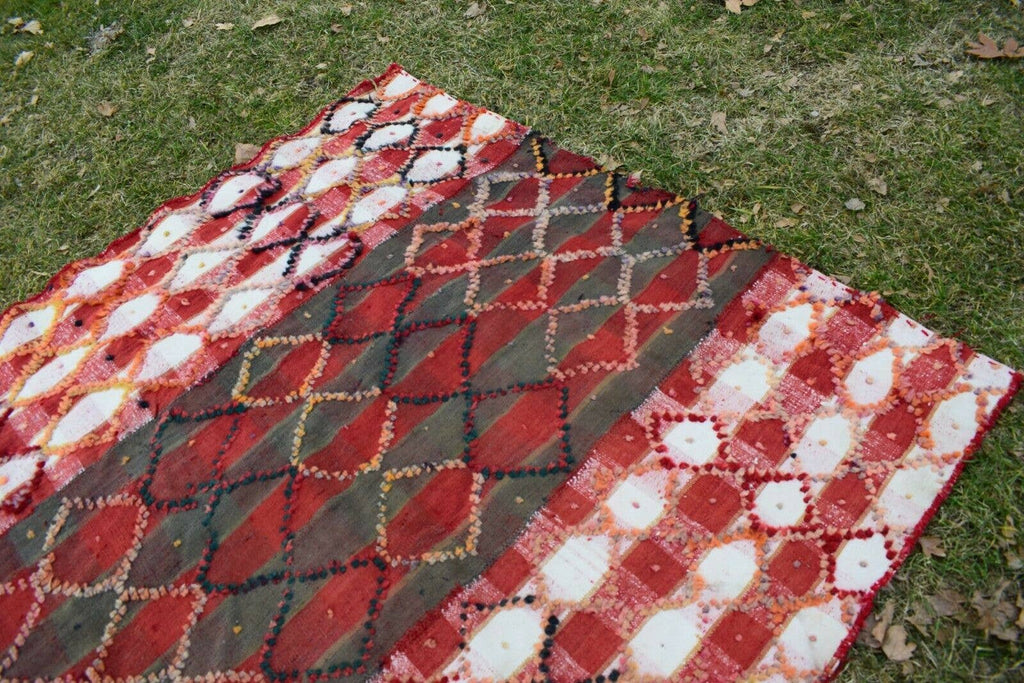 Vintage Türk Tulu Halı 141 x 165 cm