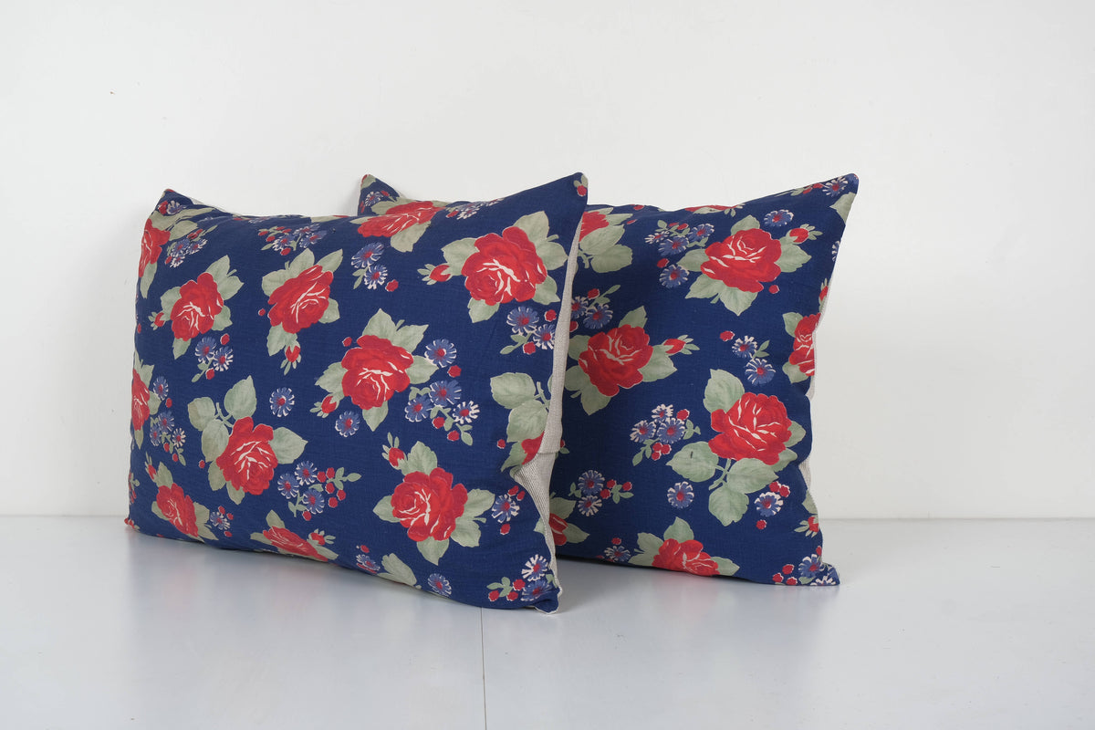 Özbek Baskılı Kırlent Kılıfı 40 x 60 cm