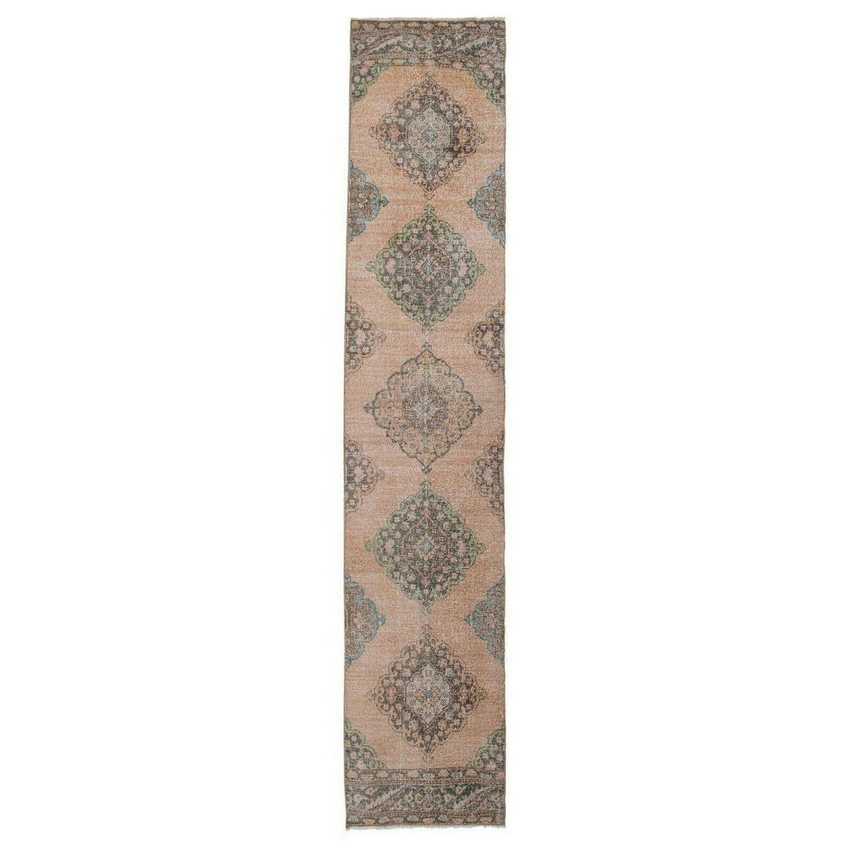 Vintage Türk Halı Yolluk 80 x 406 cm