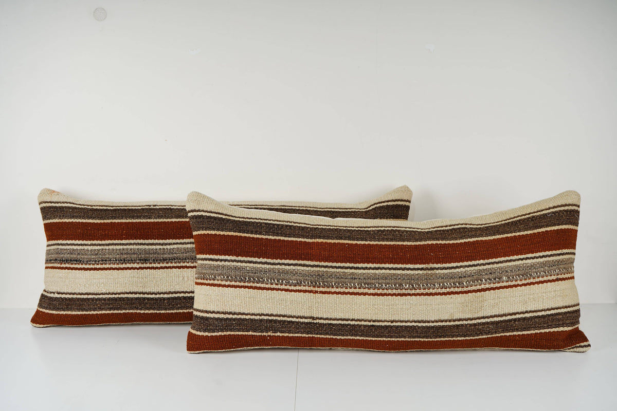 Kilim Kırlent Kılıfı 2'li Set 40 x 95 cm