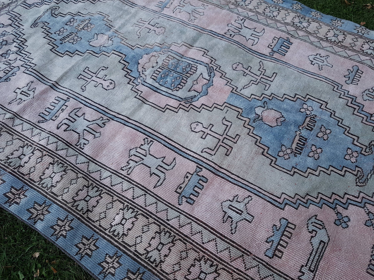 Vintage Uşak Halı 196 x 296 cm