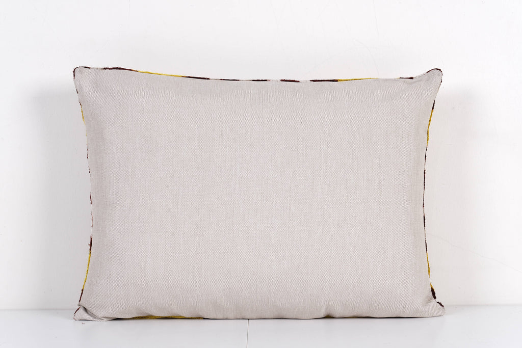 İpek Ikat Kadife Kırlent Kılıfı 2'li Set 42 x 57 cm