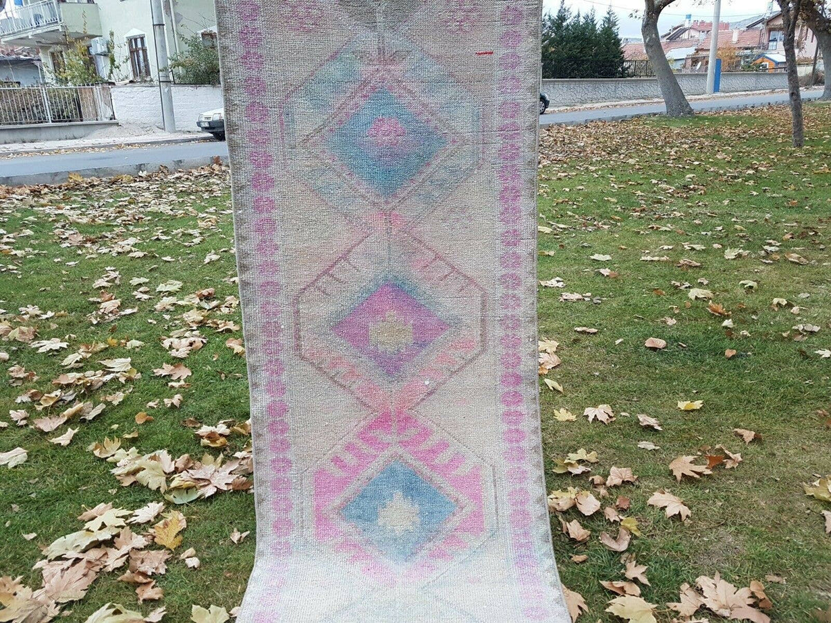 Vintage Herki Halı Yolluk 80 x 400 cm