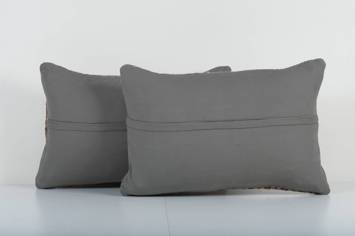 Halı Kırlent Kılıfı 2'li Set 40 x 60 cm
