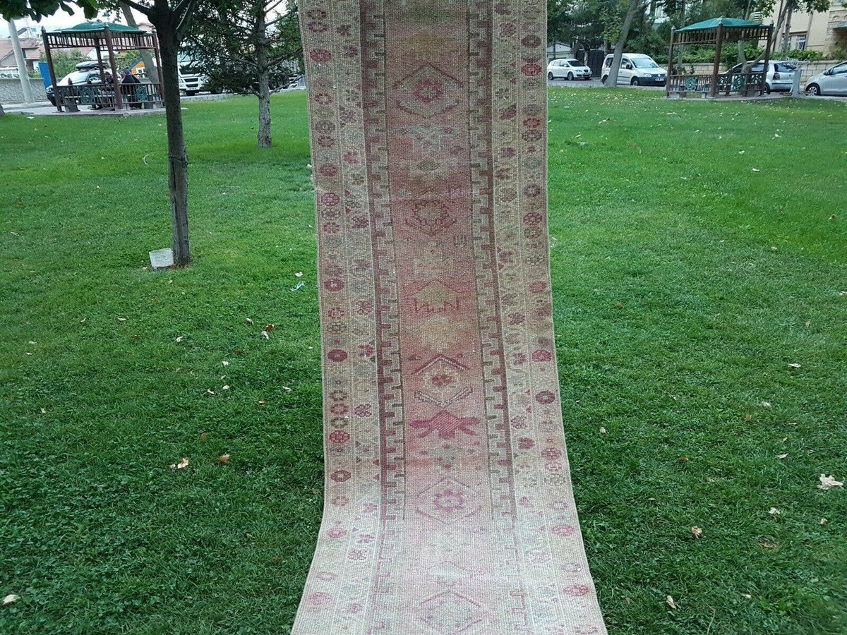 Vintage Kürt Halı Yolluk 85 x 397 cm