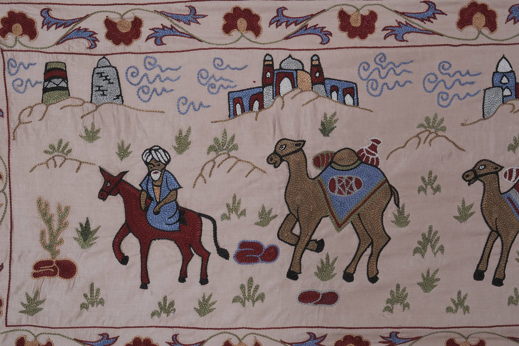 El İşlemesi Suzani Yolluk 54 x 190 cm