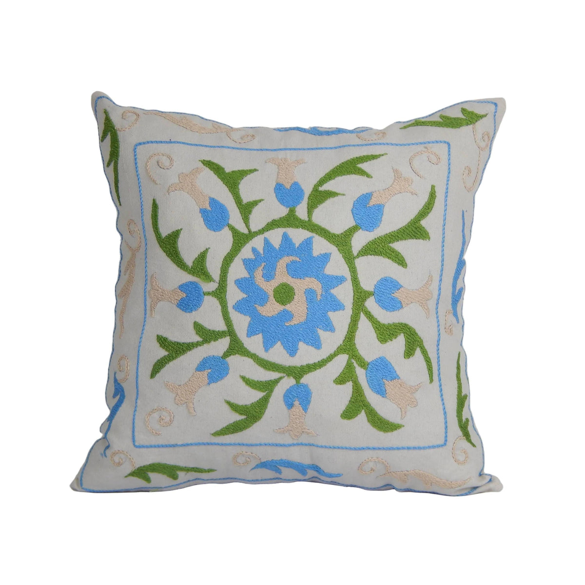 Suzani Kırlent Kılıfı 40 x 40 cm