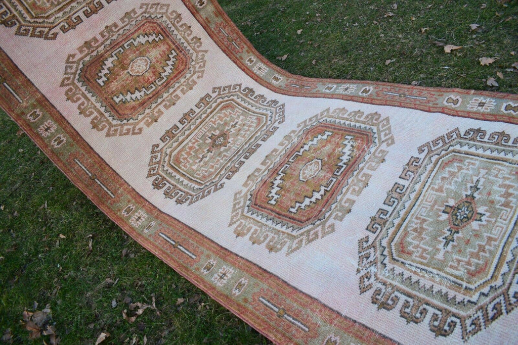 Vintage Uşak Yolluk 133 x 377 cm