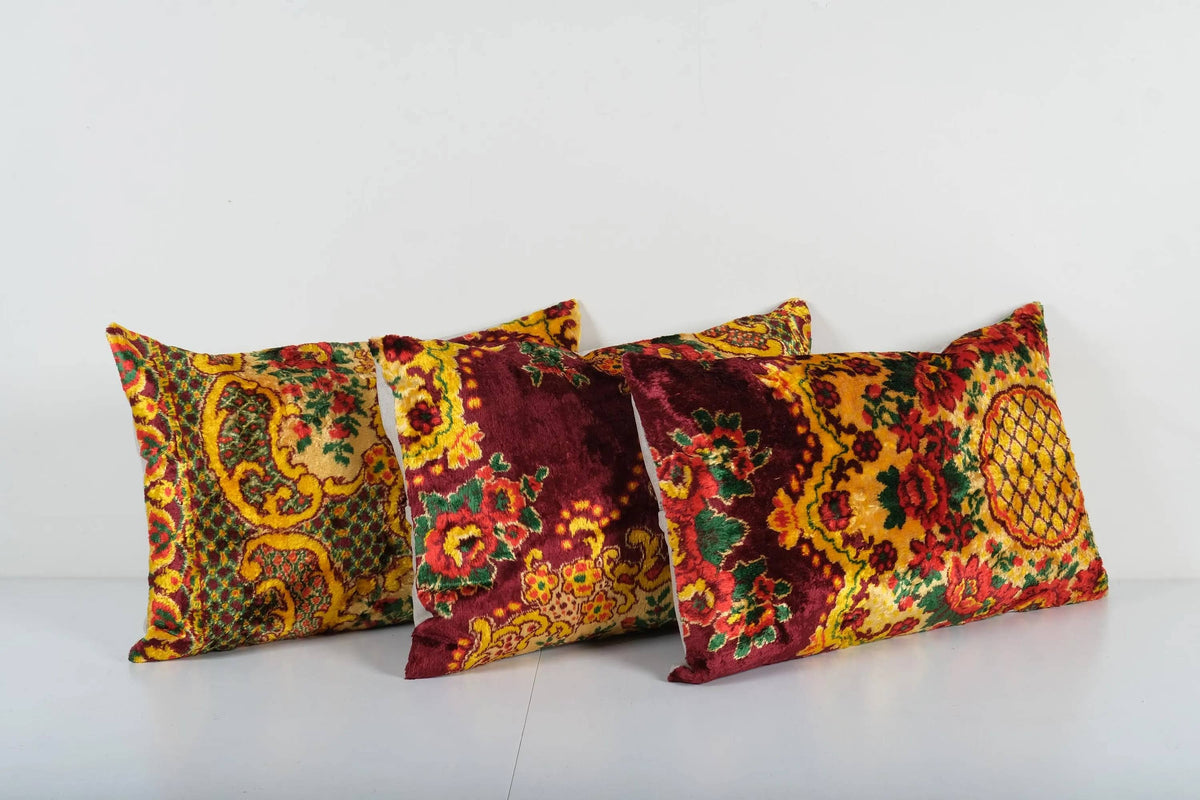 Kilim Kırlent Kılıfı 3'li Set 37 x 63 cm