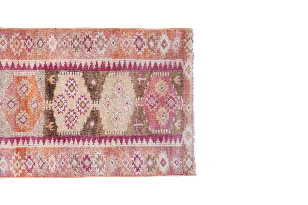 Vintage Kürt Halı Yolluk 81 x 316 cm