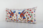 Kuş Desenli Suzani Kırlent Kılıfı 45 x 95 cm