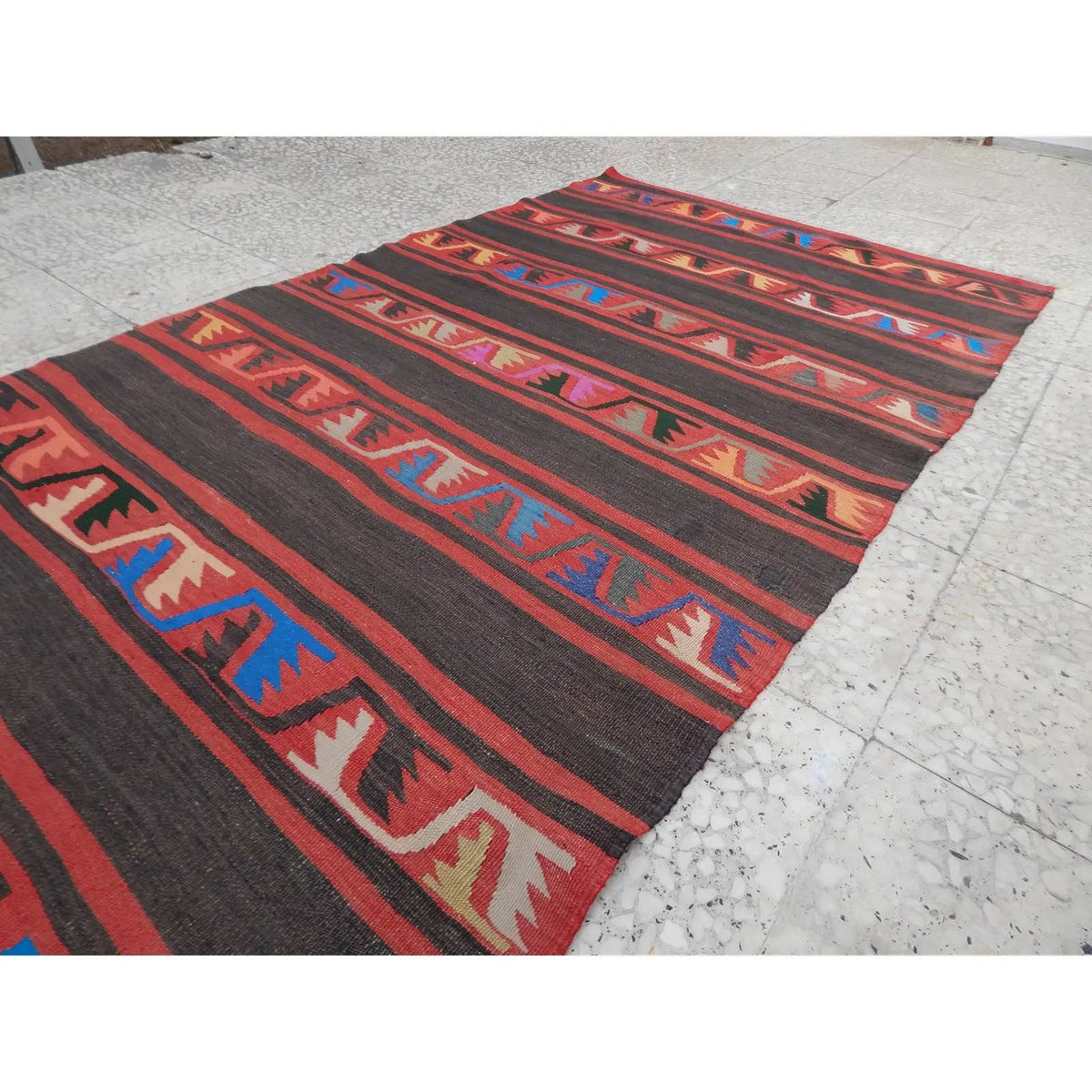 Vintage Kilim Yolluk 107 x 289 cm