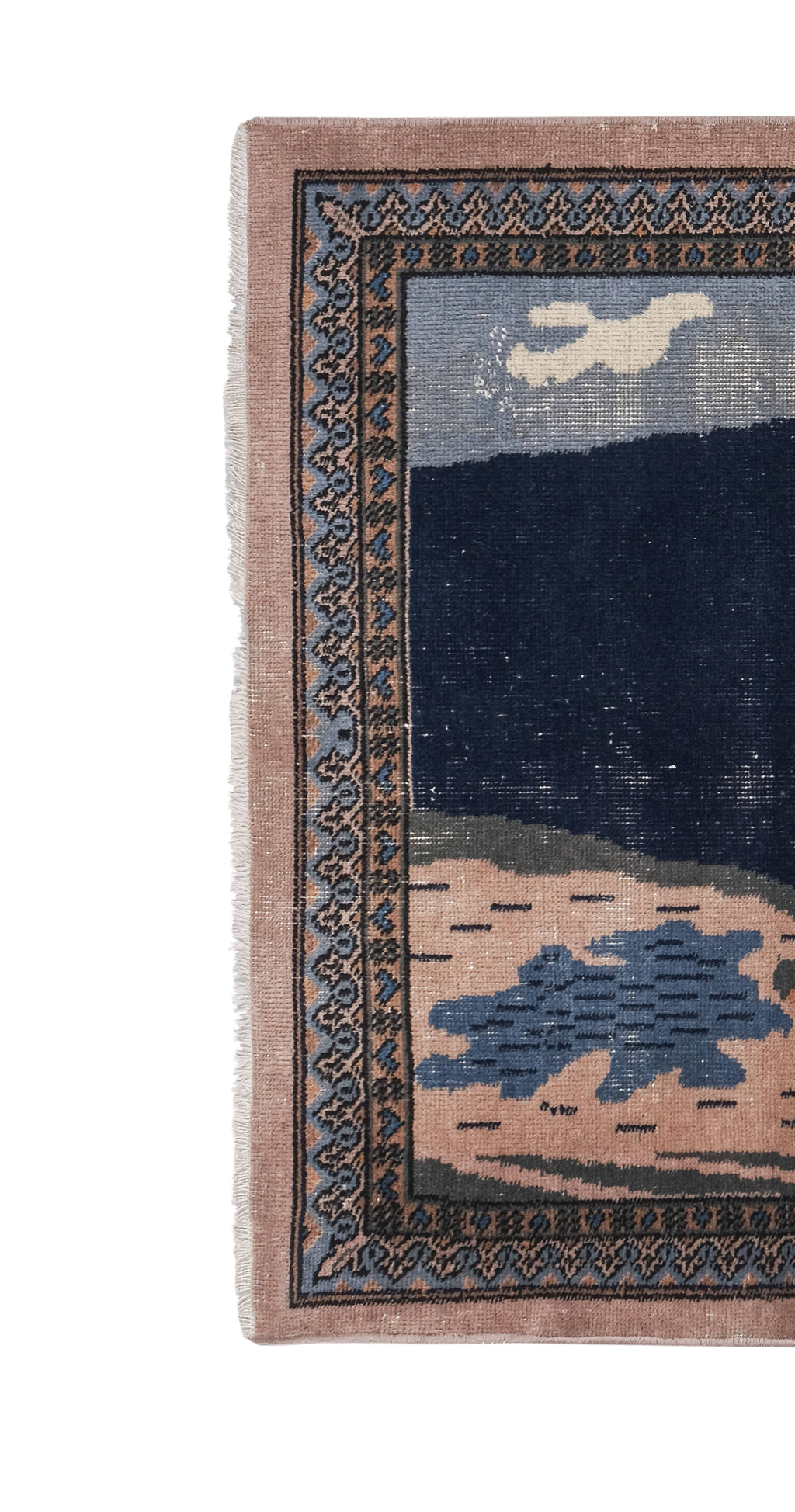 Vintage Türk Halı 98 x 122 cm