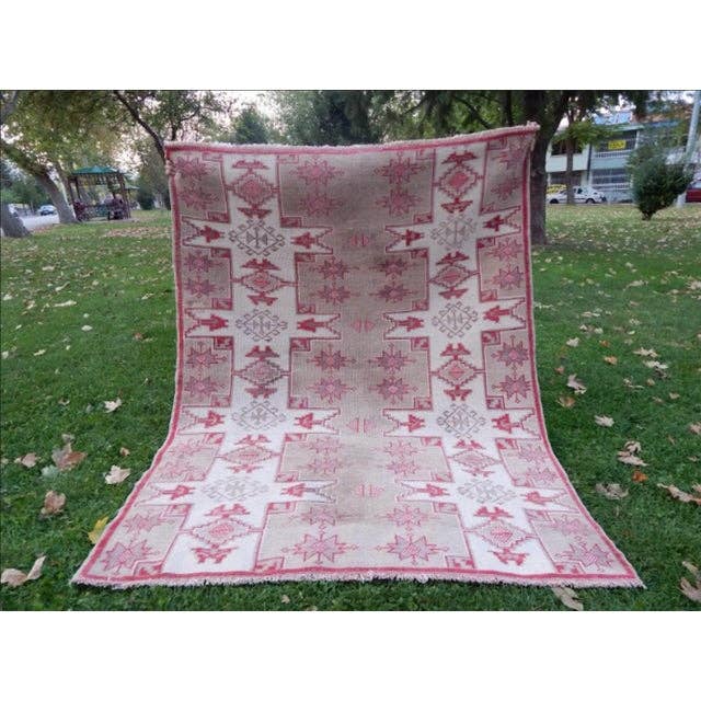 Vintage Uşak Halı 146 x 183 cm