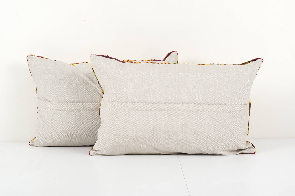 Kilim Kırlent Kılıfı 2'li Set 40 x 60 cm