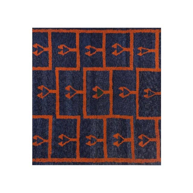 Vintage Türk Tulu Halı 183 x 189 cm
