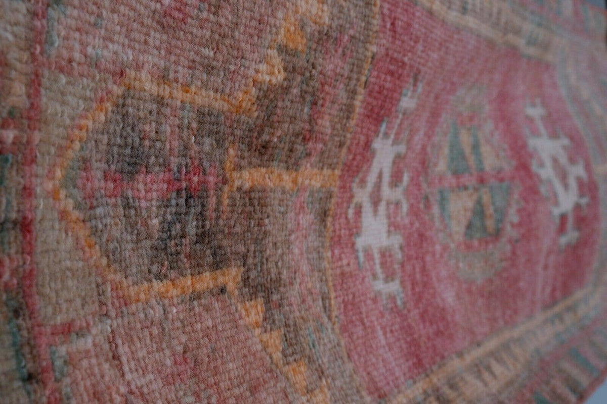 Vintage Uşak Yastık Halı 2'li Set 48 x 106 cm