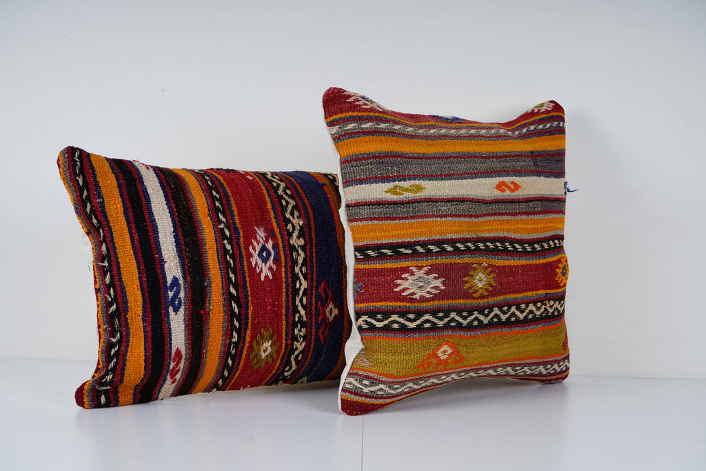 Kilim Kırlent Kılıfı 2'li Set 40 x 60 cm