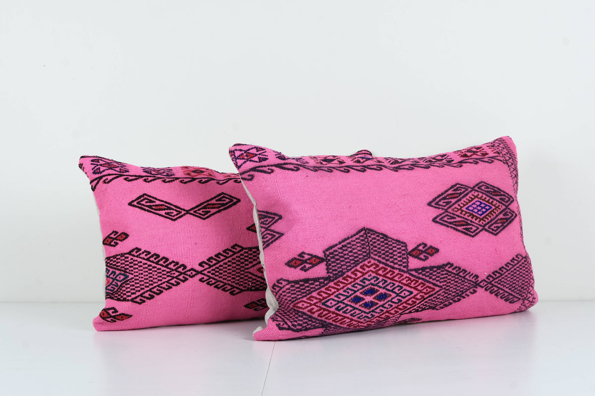Kilim Kırlent Kılıfı 2'li Set 35 x 60 cm