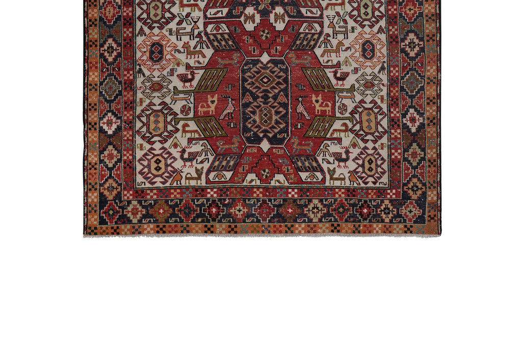 Vintage Sumak Kilim 123 x 193 cm