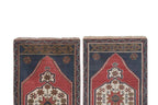 Vintage Türk Yastık Halı 2'li Set 57 x 97 cm