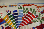 Kuş Desenli Suzani Duvar Örtüsü 44 x 96 cm