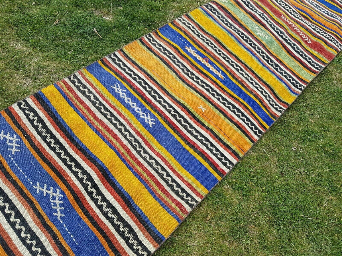 Vintage Kilim Yolluk 74 x 651 cm
