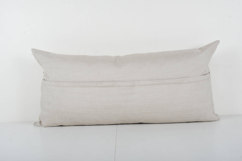 Kuş Desenli Suzani Kırlent Kılıfı 45 x 95 cm