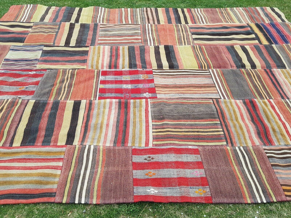 Vintage Patchwork Kilim 215 x 300 cm