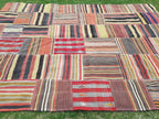Vintage Patchwork Kilim 215 x 300 cm