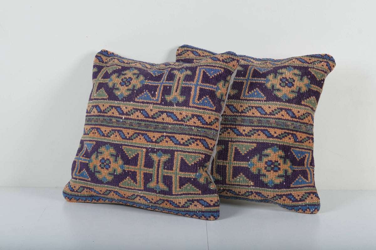 Halı Kırlent Kılıfı 2'li Set 50 x 50 cm