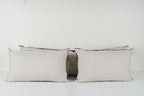 İpek Ikat Kadife Kırlent Kılıfı 3'li Set 40 x 60 cm