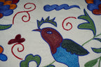 Kuş Desenli Suzani Kırlent Kılıfı 40 x 85 cm