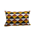 İpek Ikat Kadife Kırlent Kılıfı 2'li Set 40 x 60 cm