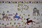 At Desenli Suzani Duvar Örtüsü 50 x 186 cm