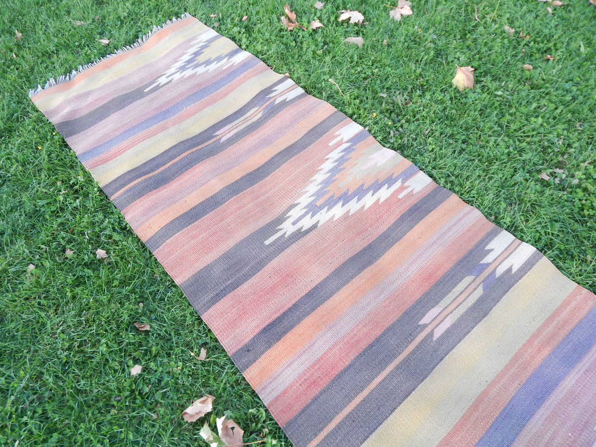 Vintage Kilim Yolluk 79 x 235 cm