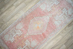 Vintage Uşak Halı 42 x 97 cm