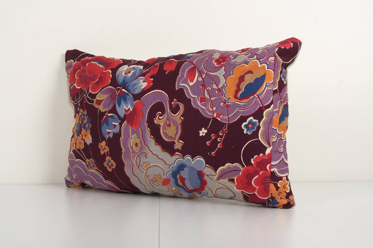 Özbek Baskılı Kırlent Kılıfı 30 x 50 cm