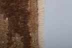 Vintage Türk Damalı Tulu Halı 72 x 142 cm